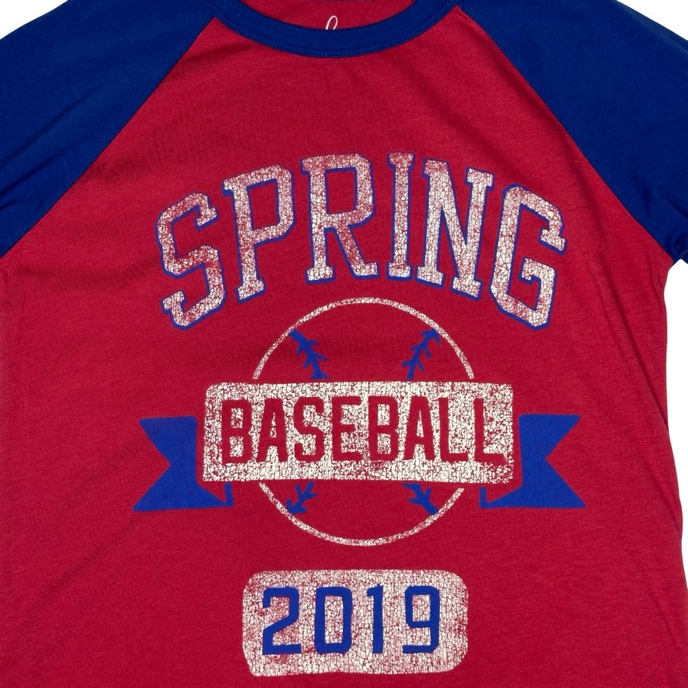 Peek Spring Baseball Raglan Top - Picture 2 of 4